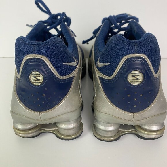 Nike Shox Turbo 8 Shoes Sneakers Boy's Youth 7Y Blue Gray Athletic 344933-402 - Picture 10 of 16